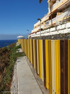 Der 2019 neu gestaltete Weg an der Steilküste vom Mirador La Paz in Richtung Hotel Atlantic Mirage.